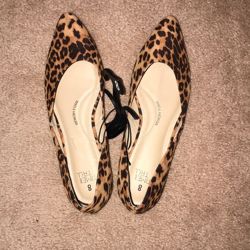 Cheetah print flats